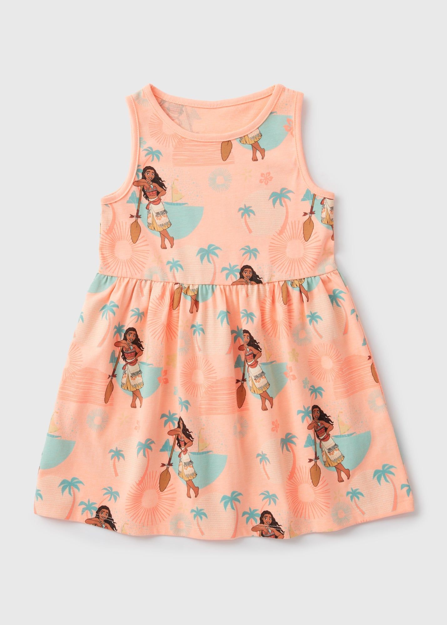 Disney Girls Moana Sleeveless Dress