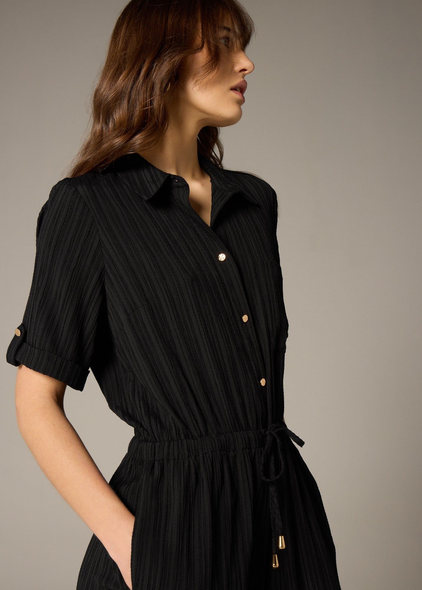 Et Vous TextuPleated Jumpsuit