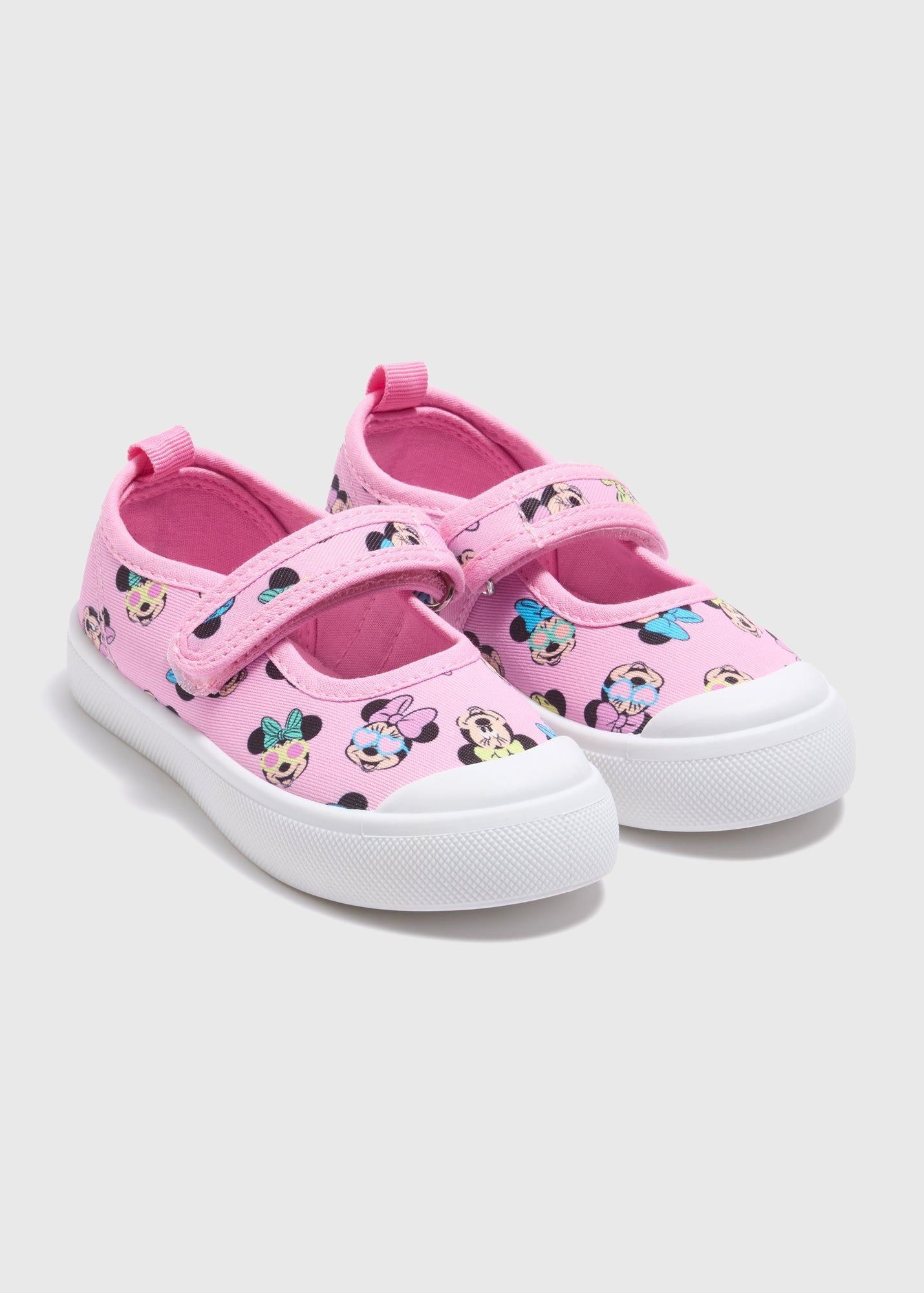 Girls Canvas Minnie Mouse Trainers