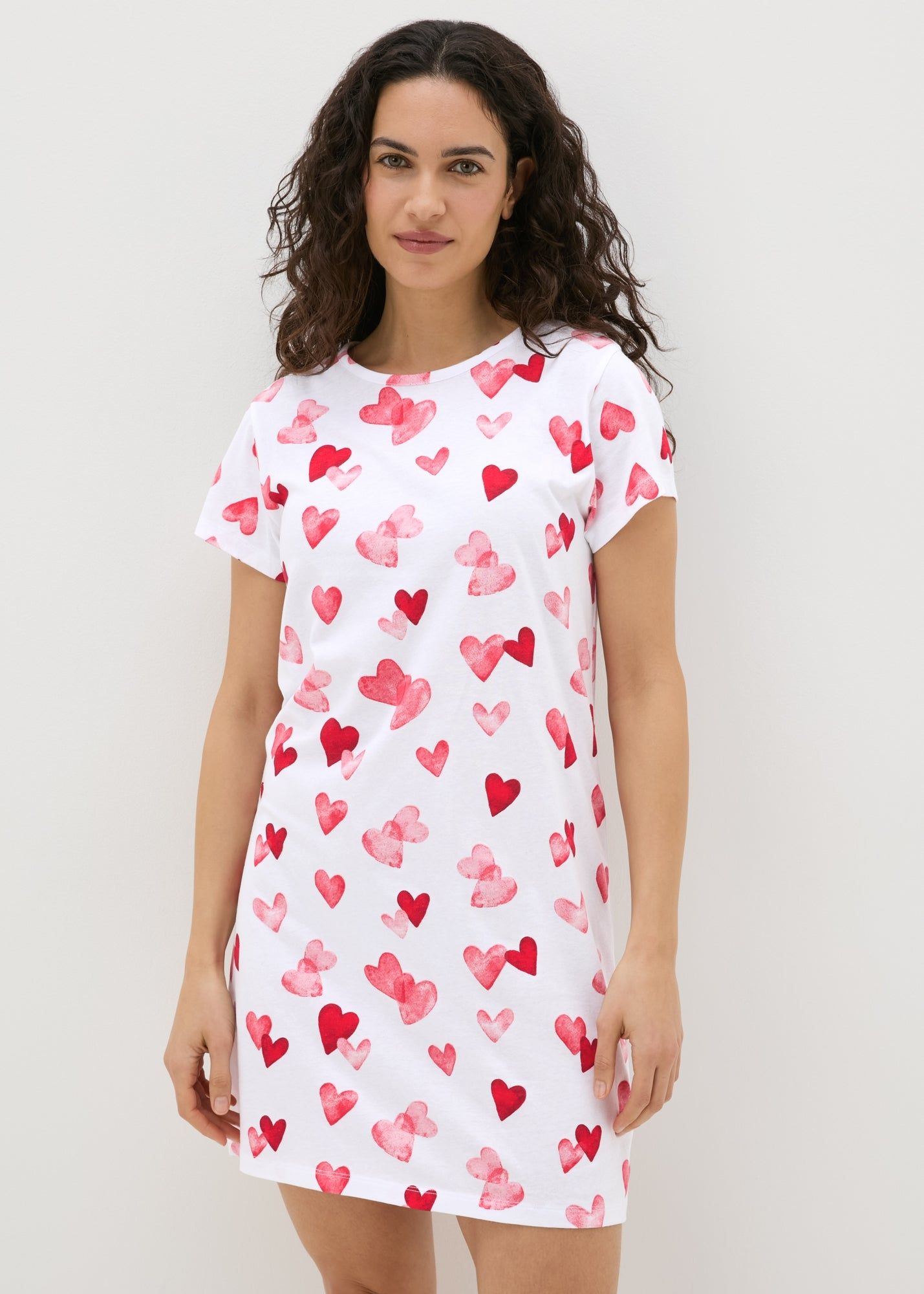 Heart Print Nightie