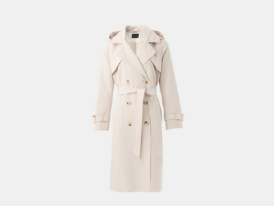 Hooded Trench Coat