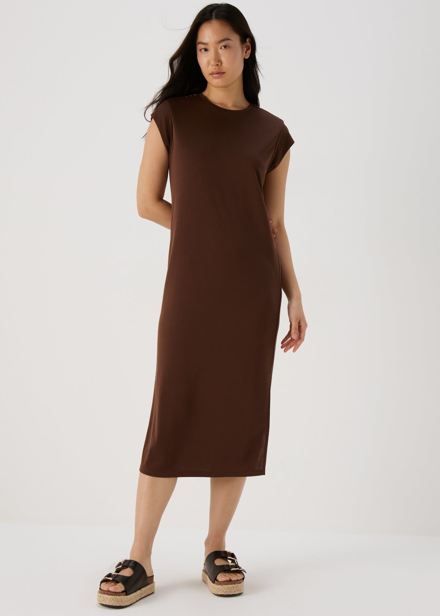 Jersey Midi Dress
