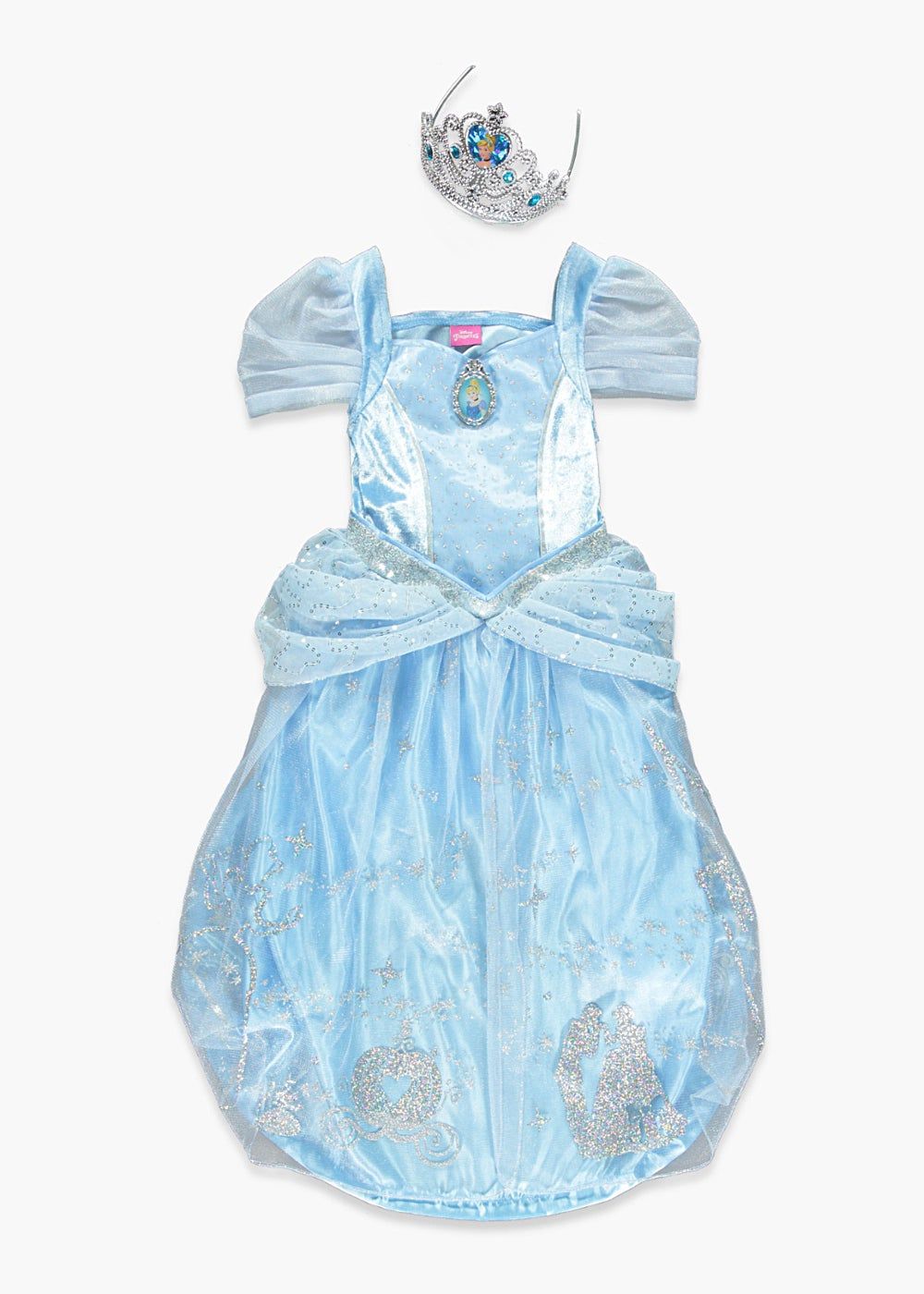 Kids Disney Princess Cinderella Fancy Dress Costume