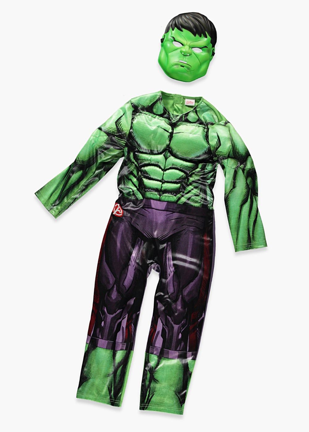 Kids Marvel Hulk Fancy Dress Costume