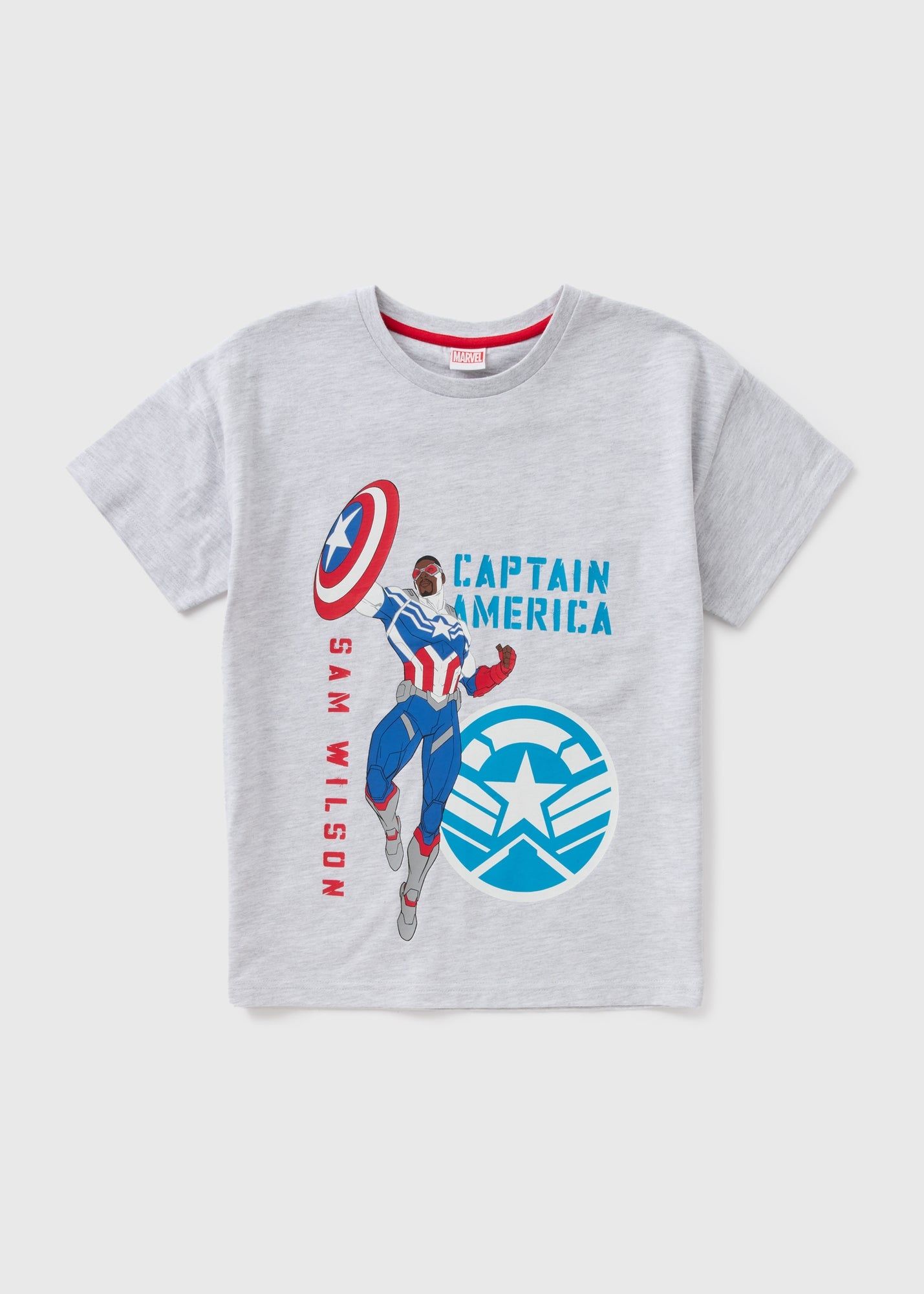 Marvel Boys Captain America T-Shirt-White