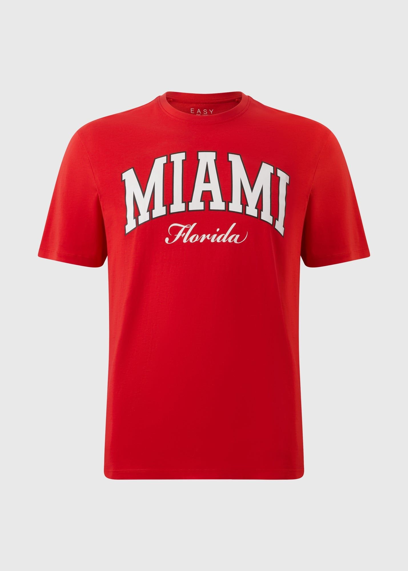 Miami Varsity T-Shirt-Red