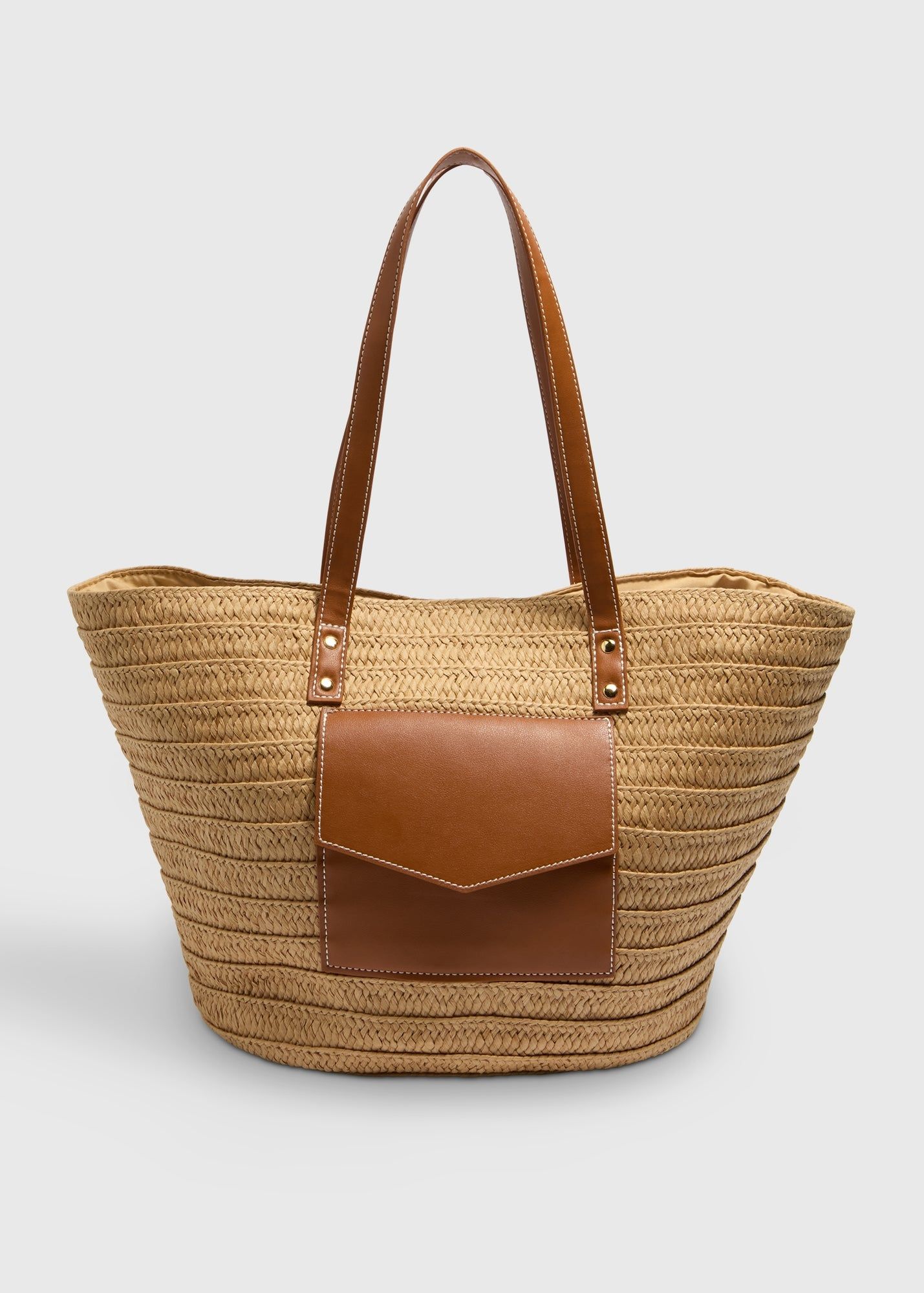 Natural Raffia Tote Bag