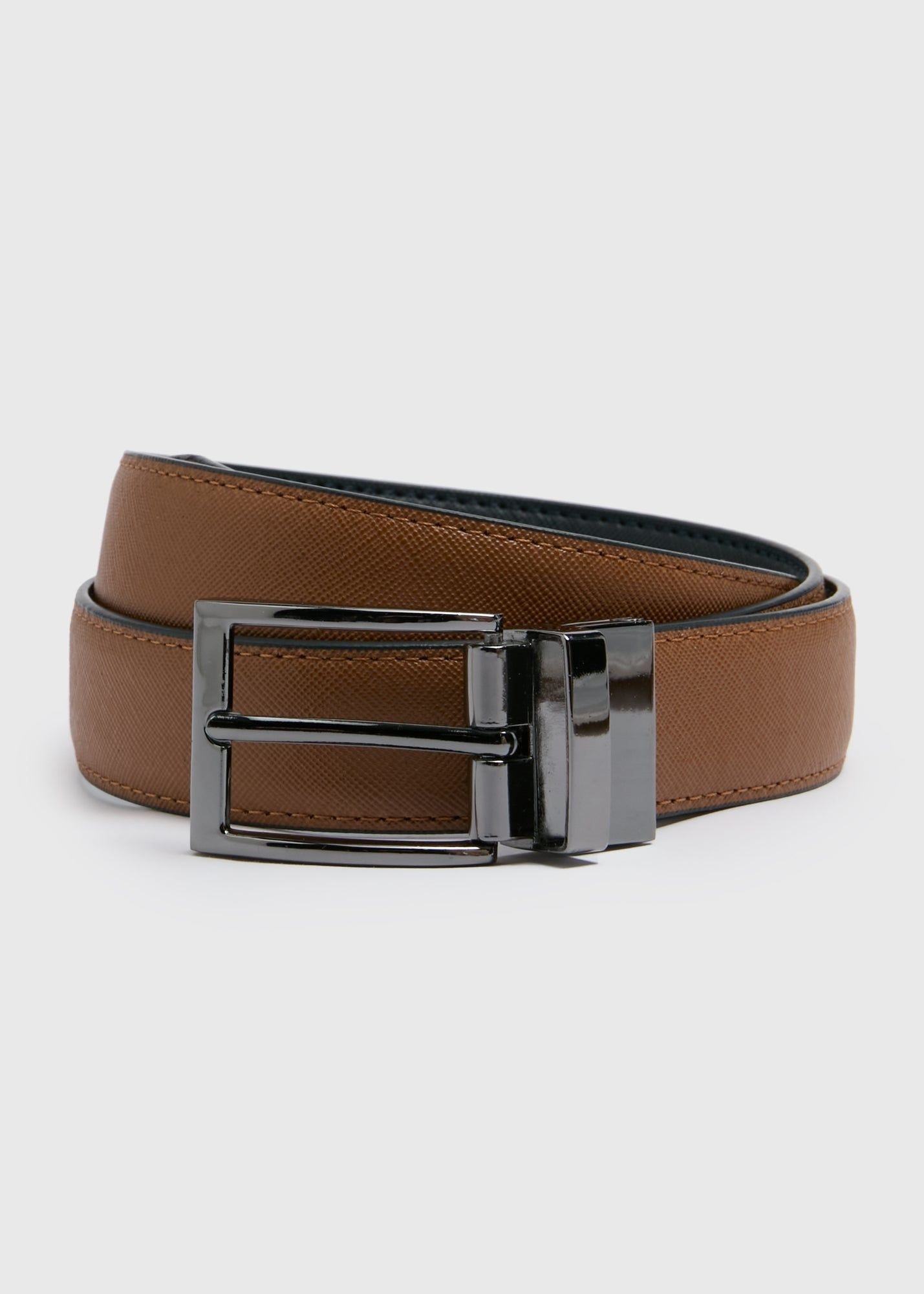 Reversible Smart Belt-Navy