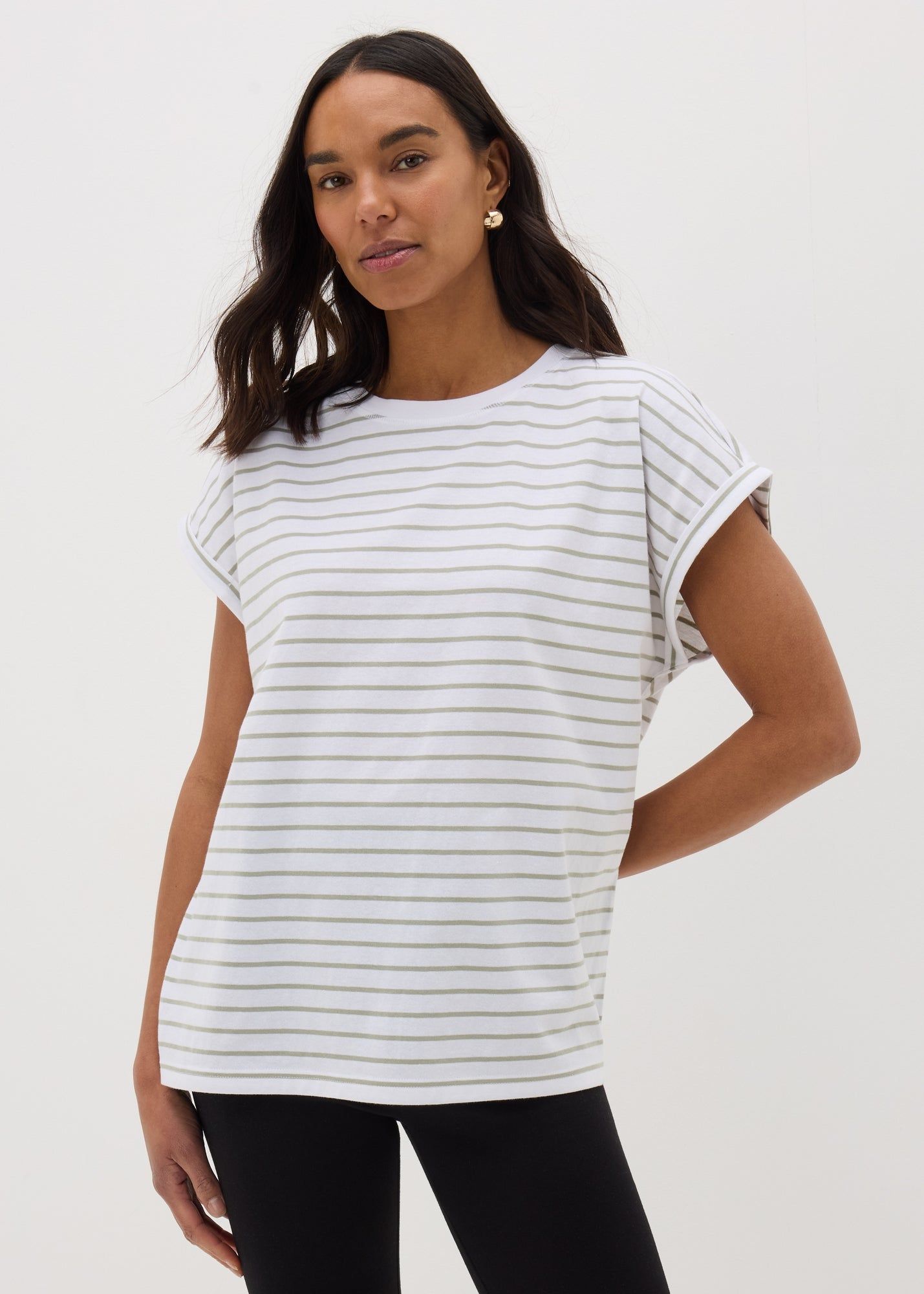 Stripe Short Sleeve T-Shirt