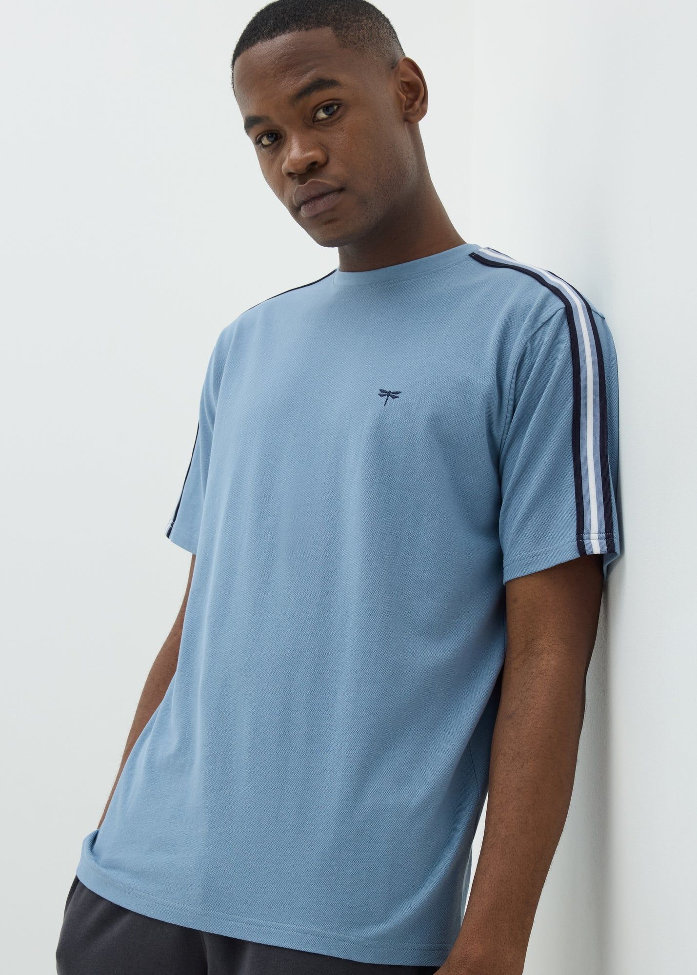 Tape Shoulder T-Shirt