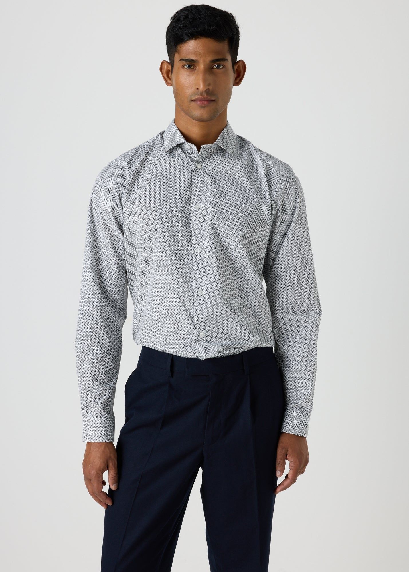 Taylor & Wright Geometric Slim Fit Shirt
