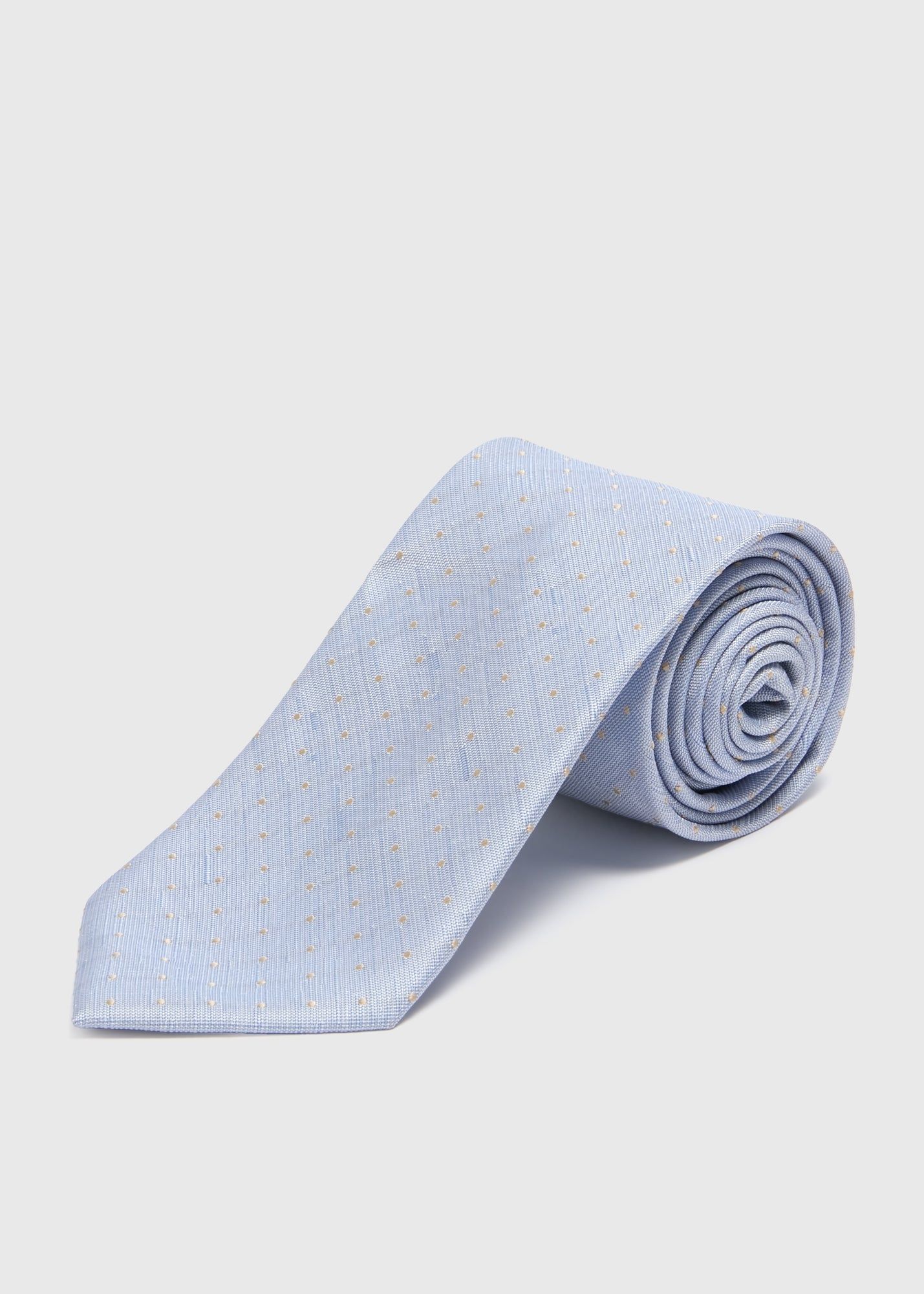 Taylor & Wright Light Polka Dot Tie-Light Blue-One Size