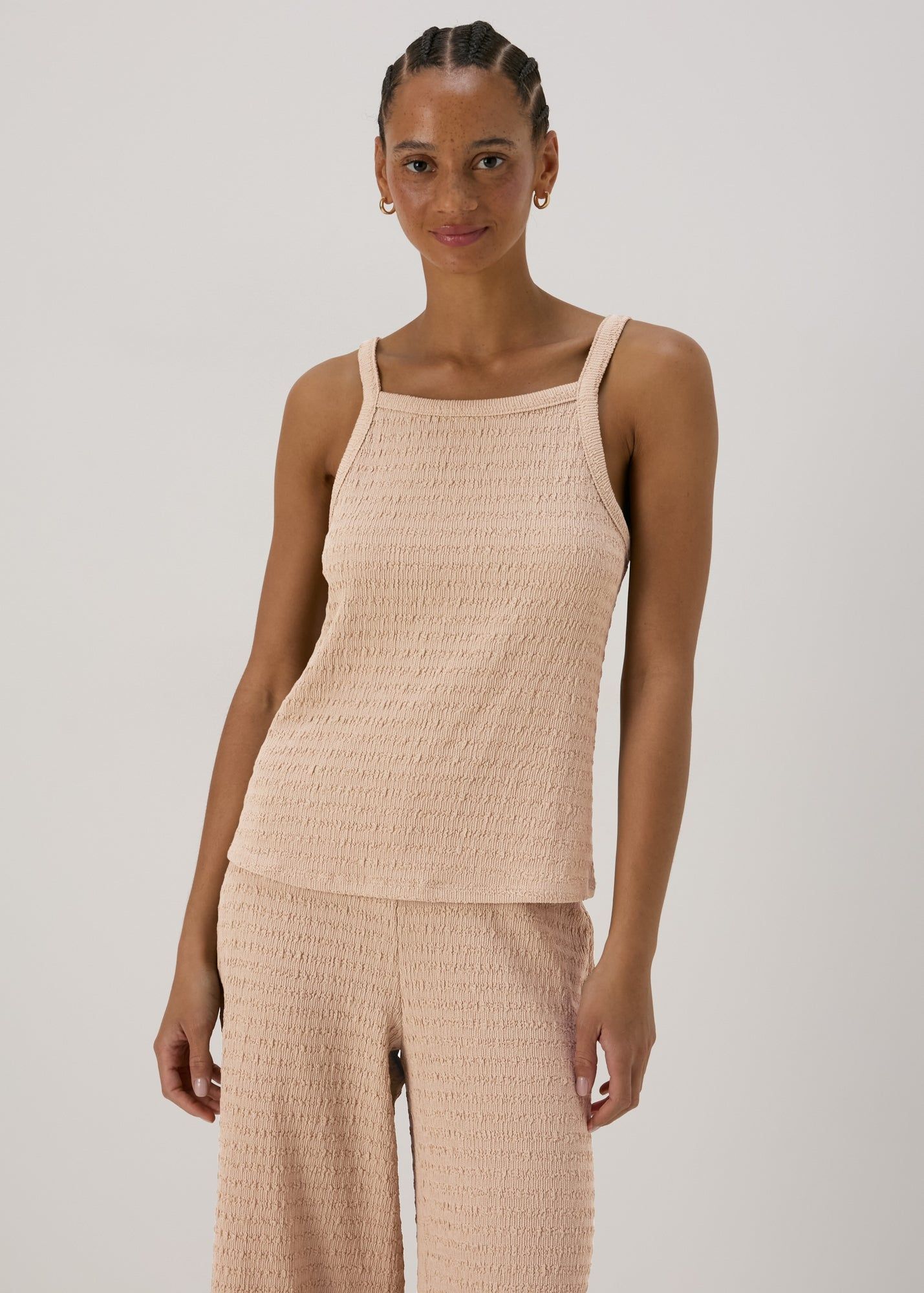 Textured Co-Ord Vest Combo