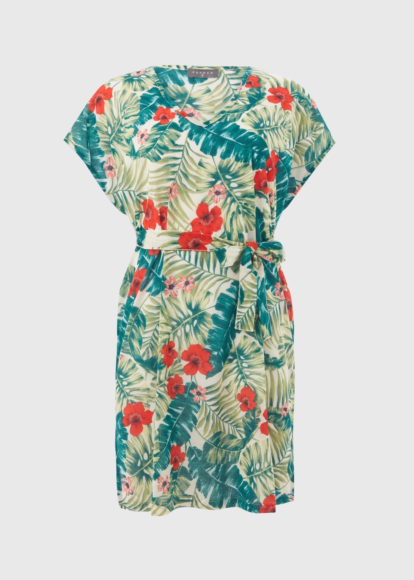 Tropical Print Kaftan-Multi