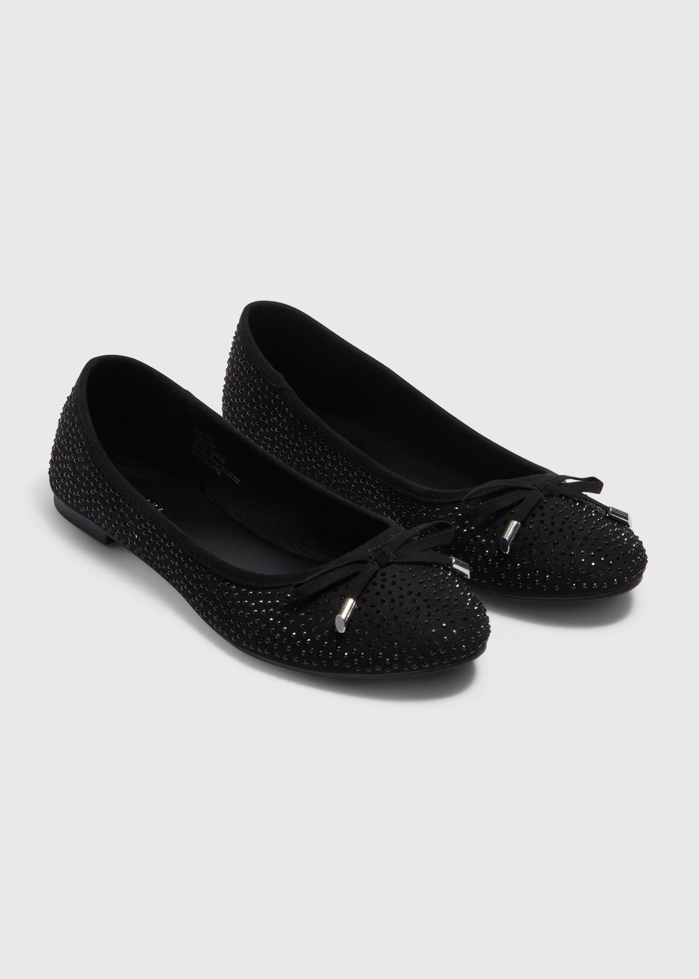 Diamante ballet flats