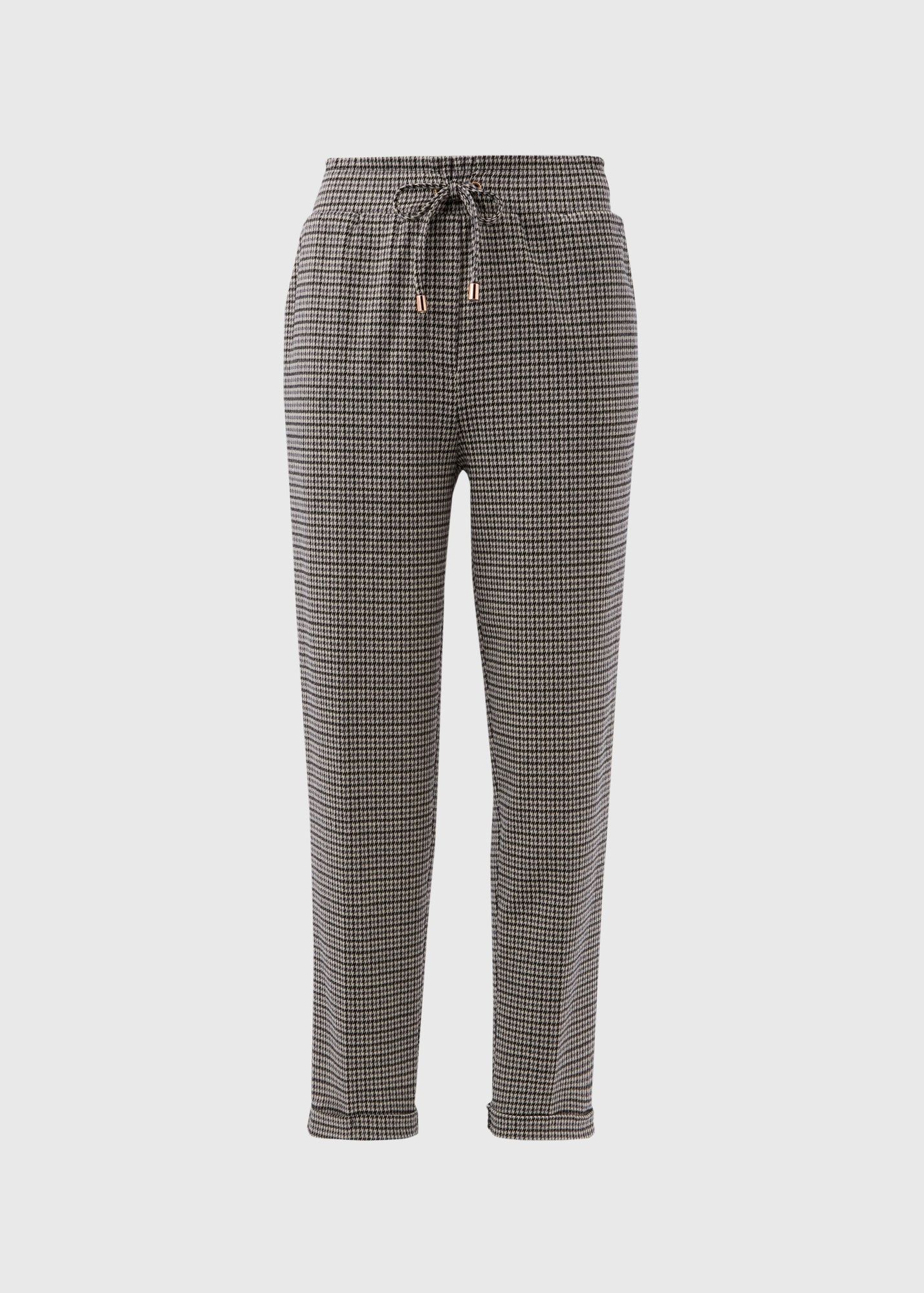 Dogtooth Ponte Paperbag Trousers