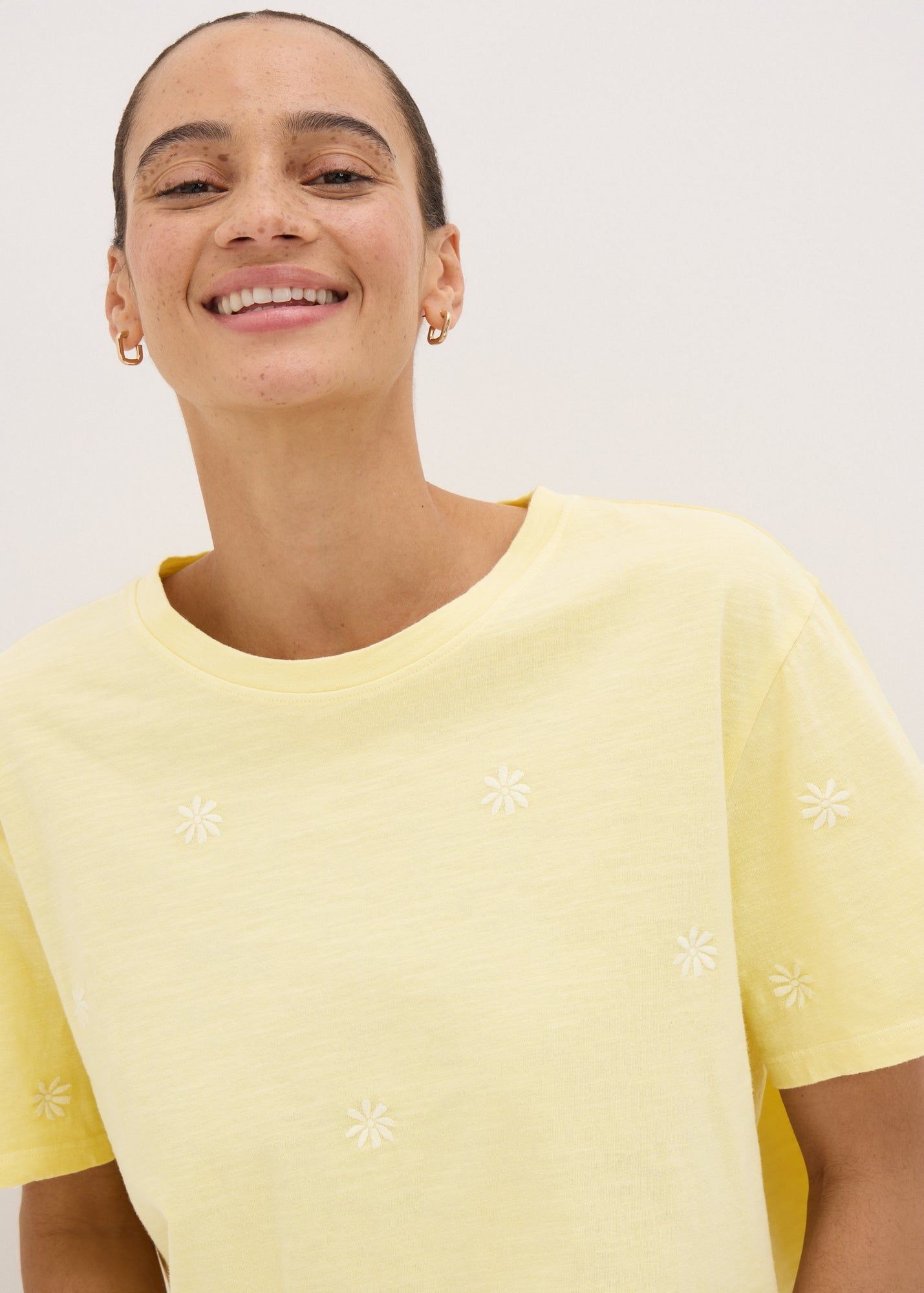Embroidered Floral T-Shirt